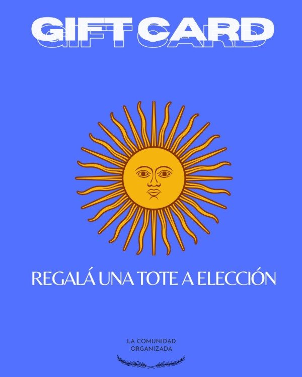 Producto - GIFT CARD TOTE