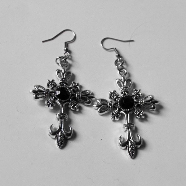 Producto - Aros Cruz Gotica