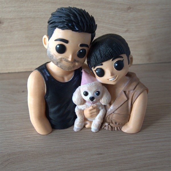 Producto - Busto Personalizado Estatuilla Figura Adorno Deco tipo Funko