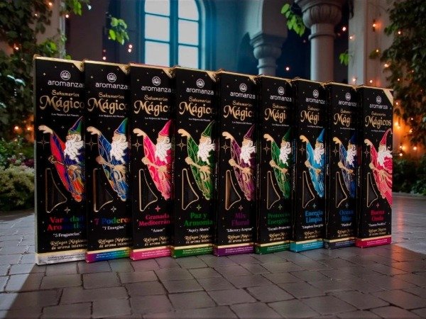 Producto - SAHUMERIO AROMANZA MAGICO X5V LARGO