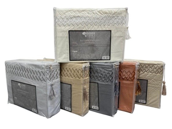 Producto - Juego de sabanas Broderie 1 1/2 Super Suave