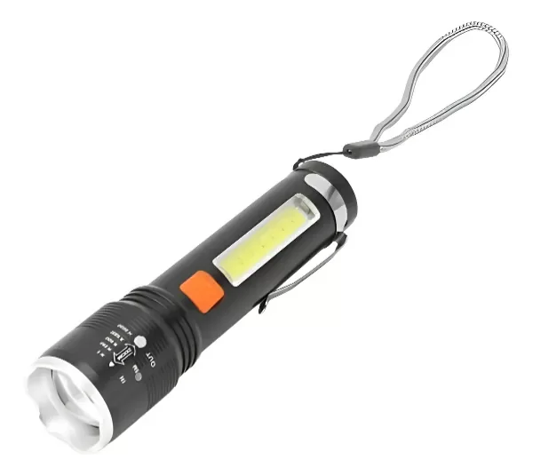 Producto - Linterna Tactica Recargable P50 Zoom Luz Roja