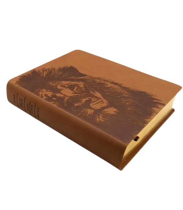 Producto - BIBLIA DE APUNTES NTV - Imitación Piel Marrón LEÖN - 3