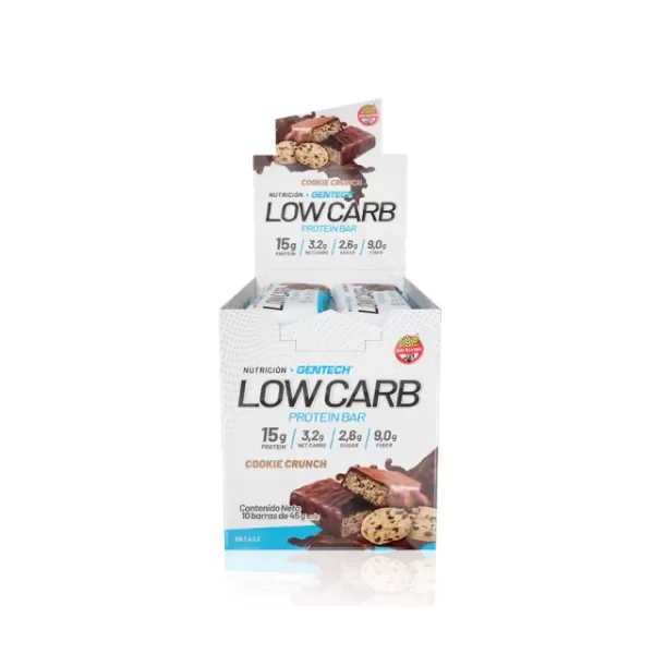 Producto - Low Carb Gentech X 10u   Chocolate Cookie Crunch