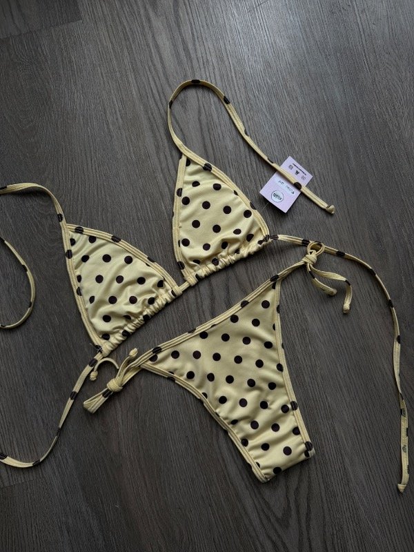 Producto - Bikini Polka Dot amarilla - 1