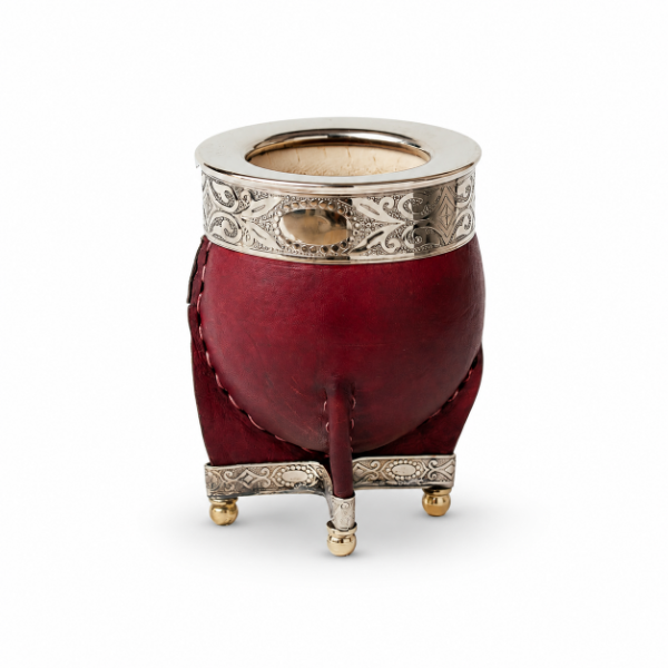Producto - MATE IMPERIAL PREMIUM CON BASE DE ALPACA CON BOLAS DE BRONCE