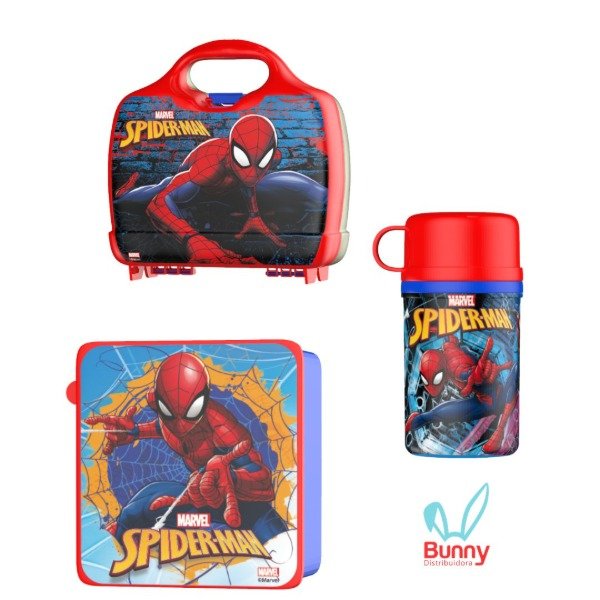 Producto - SET LONCHERA / CAJA SANDW / CANTIMPLORA SPIDERMAN