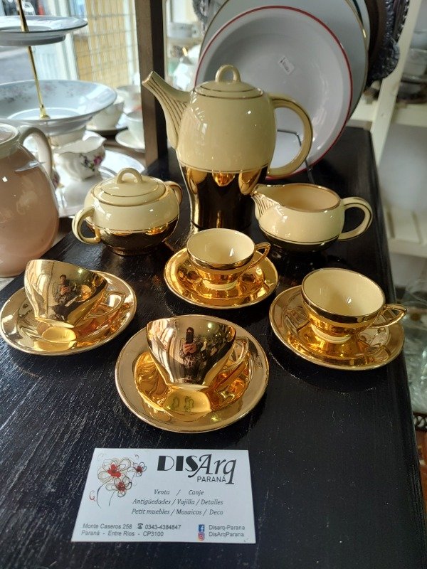 Producto - JUEGO DE CAFÉ X 4 AMARILLO