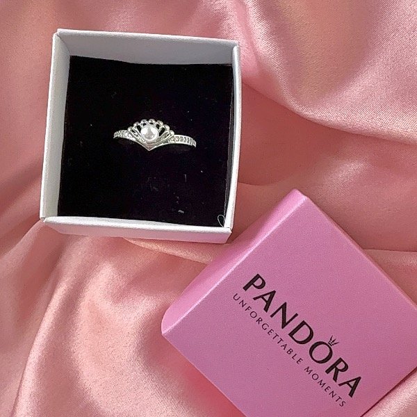 Producto - Anillo réplica Pandora La Sirenita Silver-Acero regulable