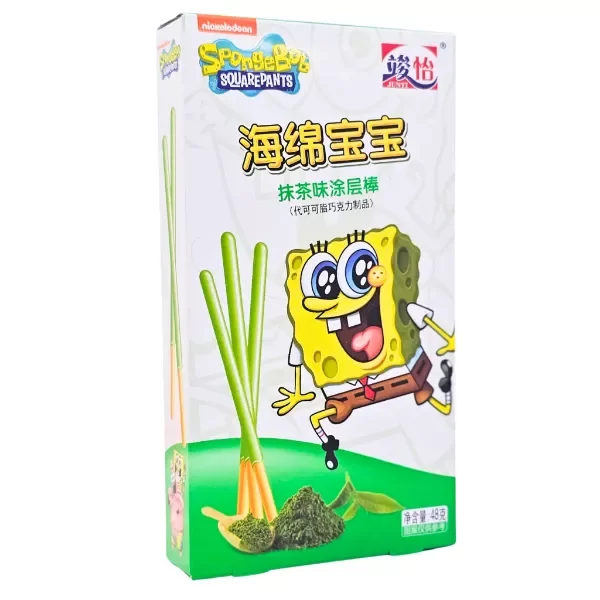 Producto - Palitos tipo Pocky edicion Bob Esponja Matcha
