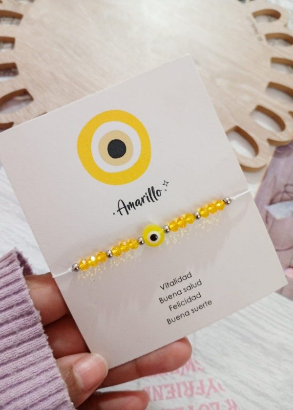 Producto - Pulsera ojito amarillo