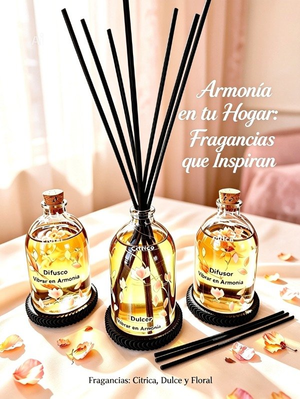 Producto - Difusores de ambiente ( Cítrico- Dulce - Floral )
