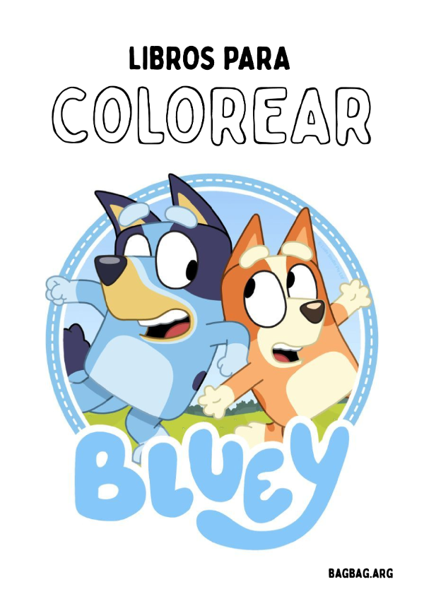 Producto - PDF IMPRIMIBLE A5 - BLUEY