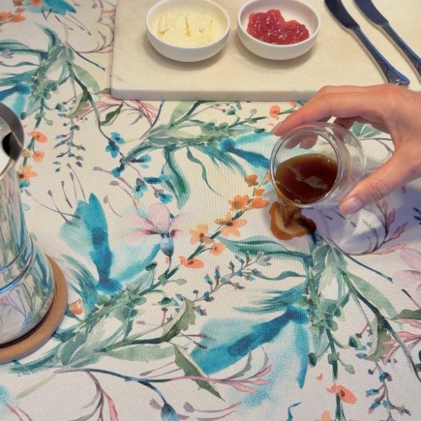 Producto - Mantel de Tela Antimanchas Ramillete