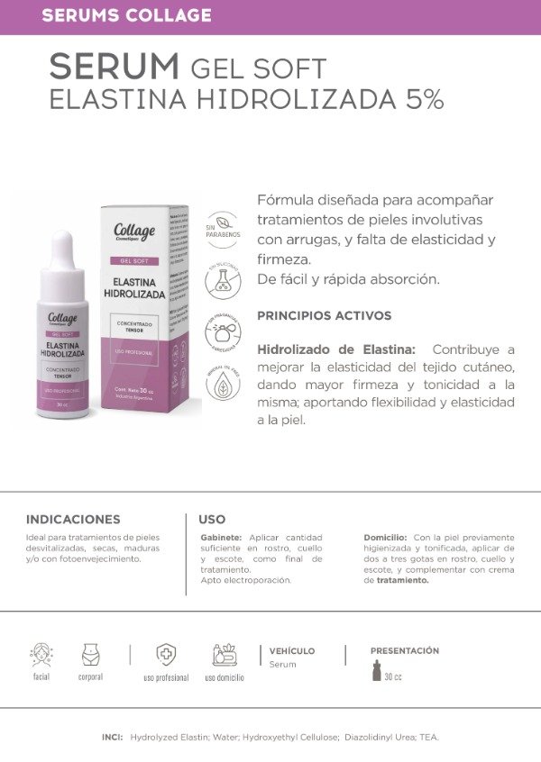 Producto - Collage Gel Elastina Hidrolizada 30ml