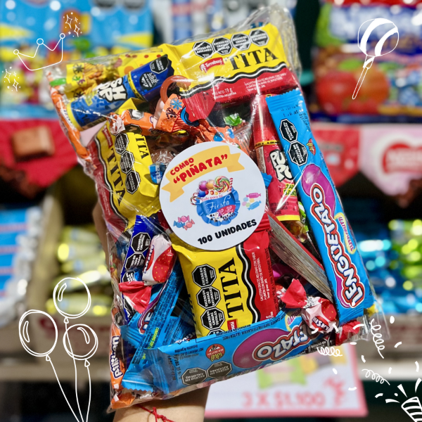 Producto - Combo PIÑATA 3 - 100 Unidades