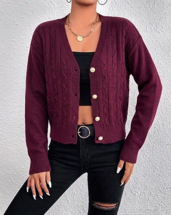Producto - CARDIGAN BREMER MUJER TRENZAS