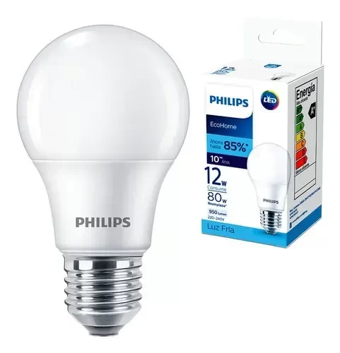 Producto - LAMPARA PHILIPS 12W A60 E27