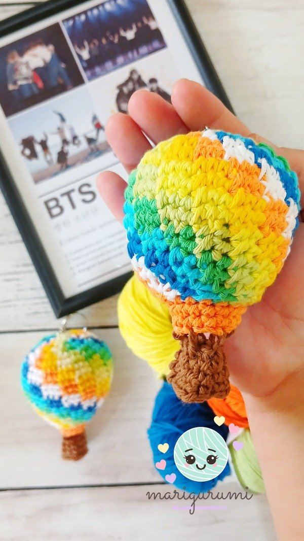Producto - Globito aerostático YF patrón amigurumi