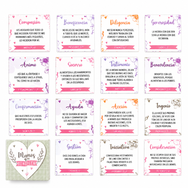 Producto - Promesas "Manos que Bendicen" PROMO X3 UNIDADES Versión NVI
