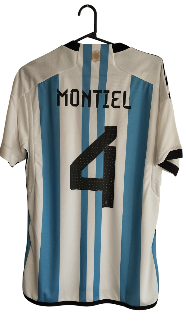 Producto - Camiseta selección Argentina 3 estrellas #4 Montiel