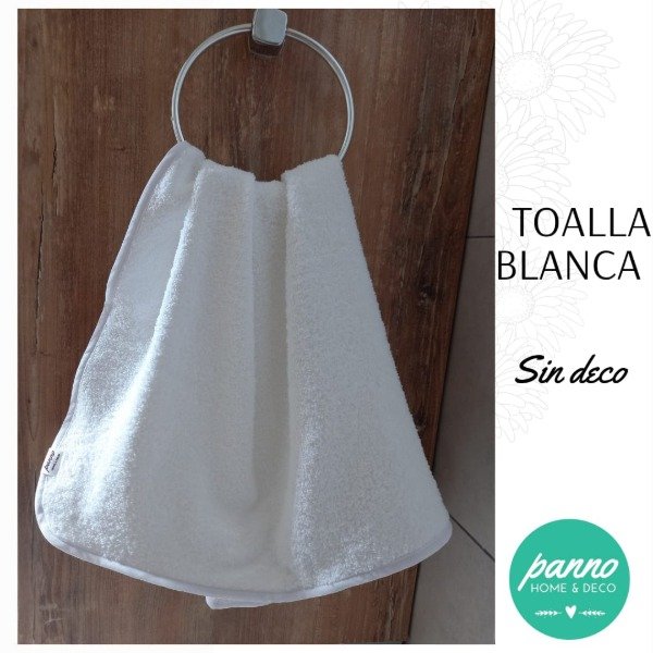 Producto - Toalla de salón. Blanca (Medida especial)