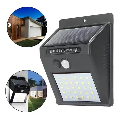 Producto - Reflector panel solar con sensor de movimiento 20 leds
