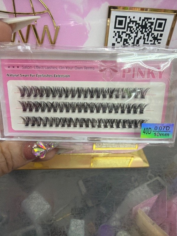 Producto - Pestañas por punto pinky super oferta