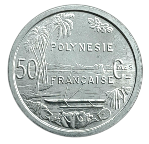 Producto - Polinesia Francesa 50 Centimos 1965 (400.000) Km#1 Unc