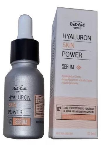 Producto - Serum Facial POWER Vegan Ac. Hialurónico S Parabenos Vegan S Gluten Bel Lab 15ml