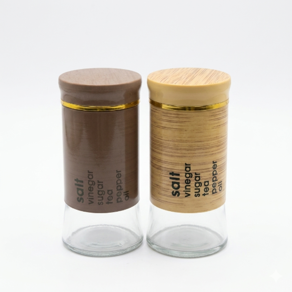 Producto - SALERO VIDRIO DISEÑO MADERA