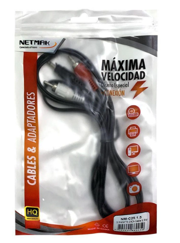 Producto - CABLE RCA A AUXILIAR 3.5
