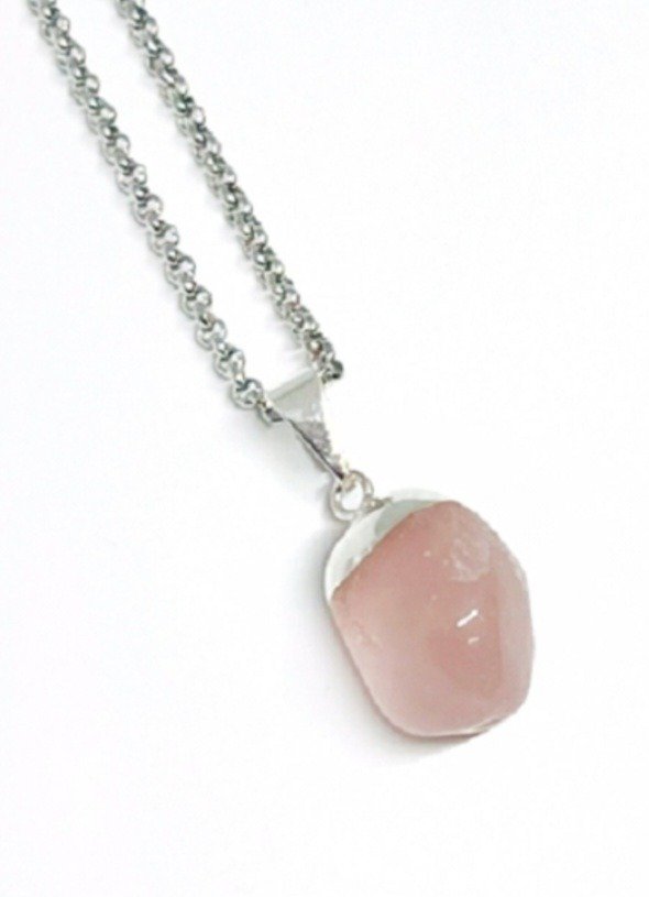 Producto - Dije Cuarzo Rosa 2 a 3cm - 1