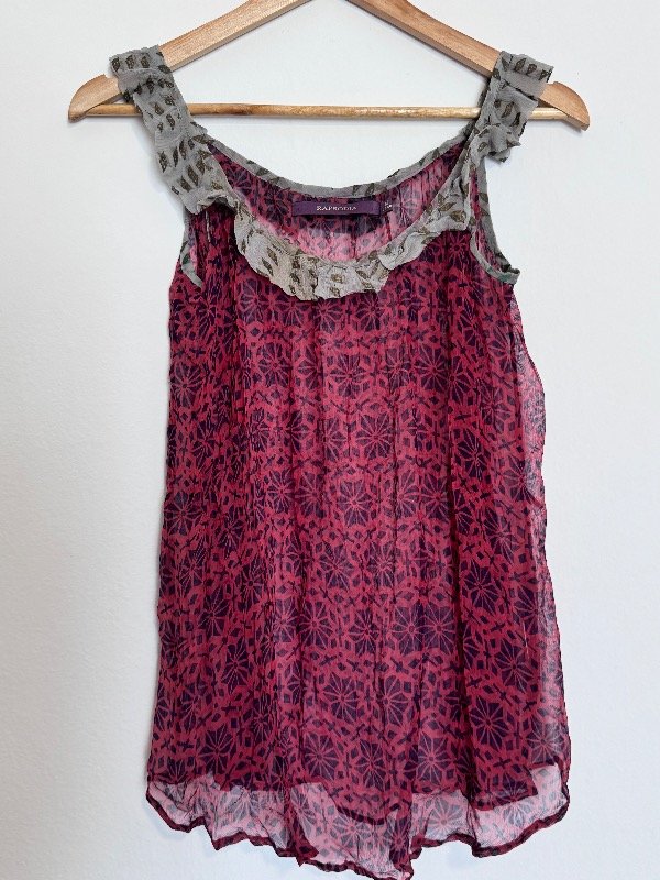 Producto - Musculosa organza RAPSODIA