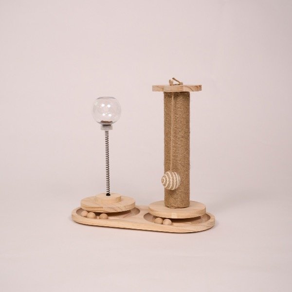 Producto - JUGUETE TORRE INTERACTIVA CON DISPENSADOR DE ALIMENTO - 1