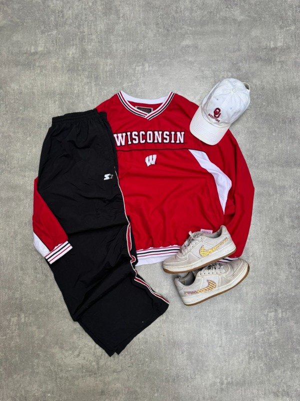 Producto - Buzo Rompevientos Wisconsin Badgers Vtg 00s T.XL - 5