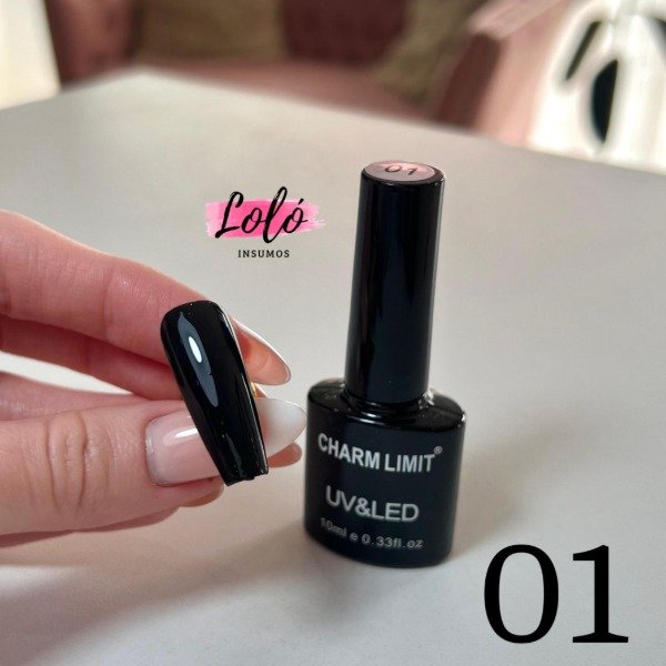 Producto - Esmalte semi Charm Limit - 01 Negro