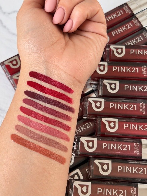 Producto - LABIAL MATTE ESTILO DIOR TAPA PLATEADA - PINK 21 - 4