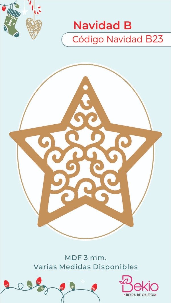 Producto - Estrella Navidad B23