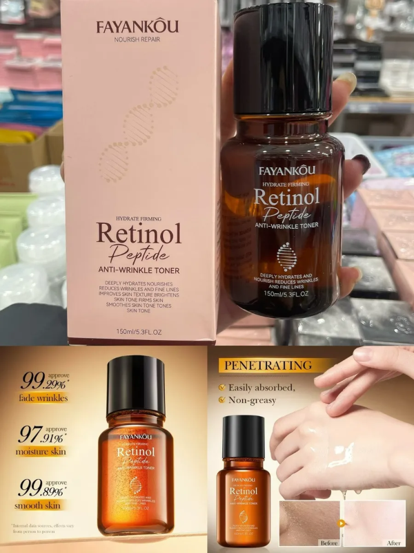 Producto - Tónico antiarrugas Retinol Peptide Fayankou