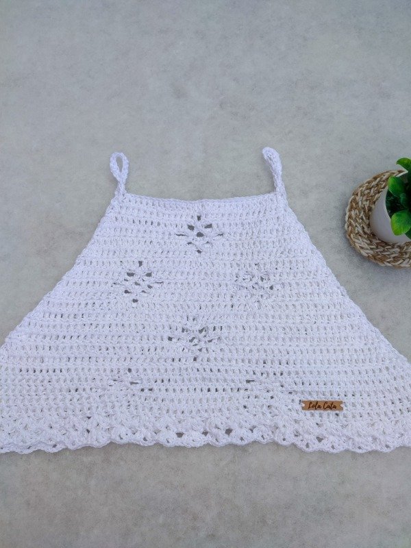 Producto - Musculosa libélula. Blanco