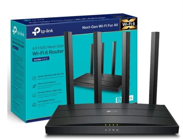 Producto - Router Archer Tp-Link ax12 ax1500 wifi 6
