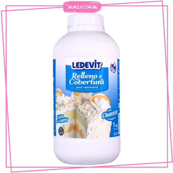 Producto - Crema Ledevit Chantilly 1Lt sin tacc
