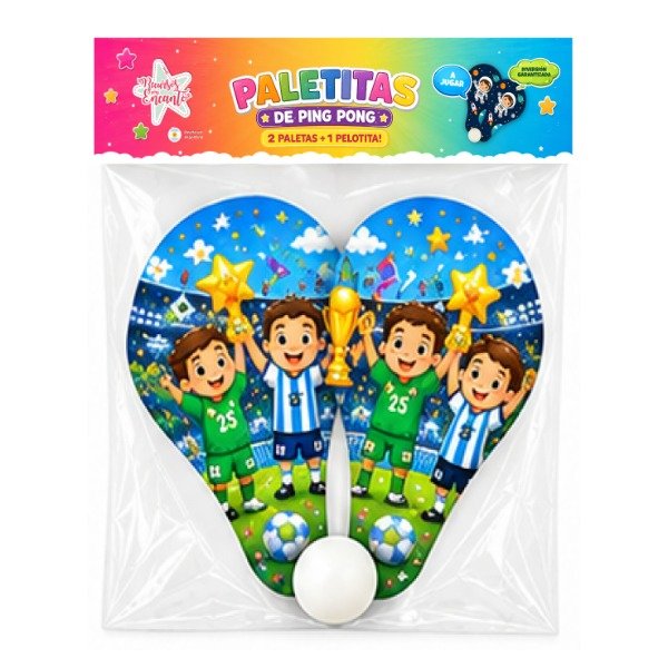 Producto - MINI PALETITAS PING PONG REGALITO - 8