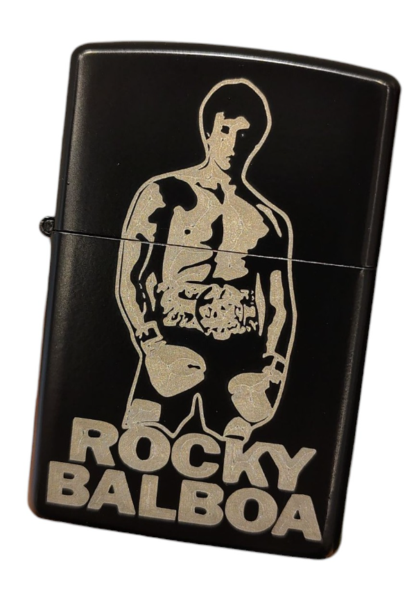 Producto - ENCENDEDOR RECARGABLE A BENCINA ROCKY BALBOA