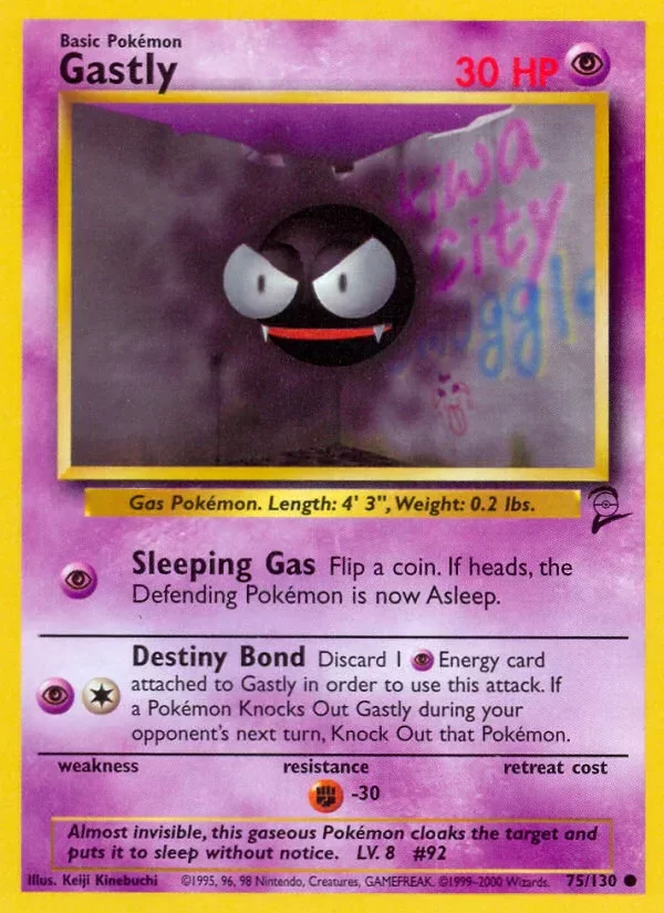 Producto - Gastly 75/130 Base Set 2