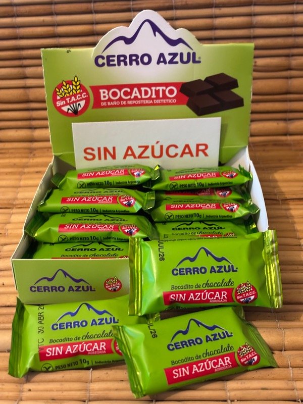 Producto - Chocolate sin azúcar y sin TACC.