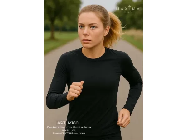 Producto - 180T - OFERTA - Camiseta Térmica Deportiva Dama