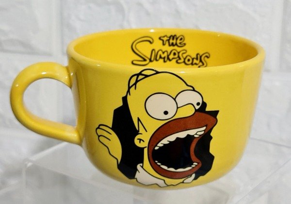 Producto - Tazón Simpson Homero  amarilla 500 cc