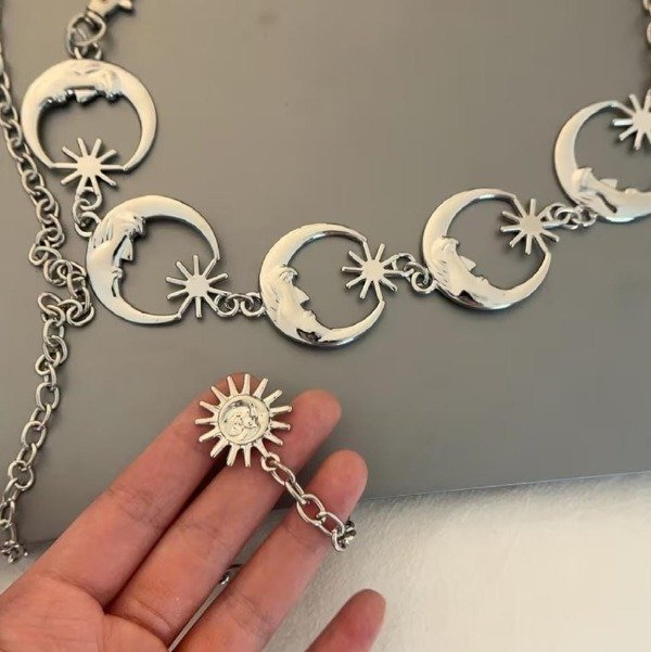 Producto - Cinto Chains Lunas Y2K - 7